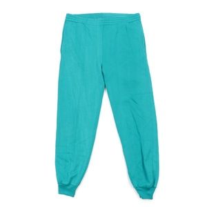 Vintage 80s Streetwear Cuffed Sweatpants Teal